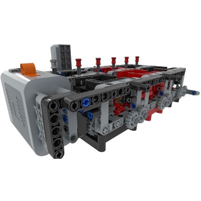 TECHNICIAN MOC 40533 63 Speed Gearbox Including Reverse by TechnicBrickPower MOCBRICKLAND 3