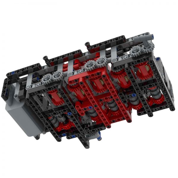 TECHNICIAN MOC 40533 63 Speed Gearbox Including Reverse by TechnicBrickPower MOCBRICKLAND 6