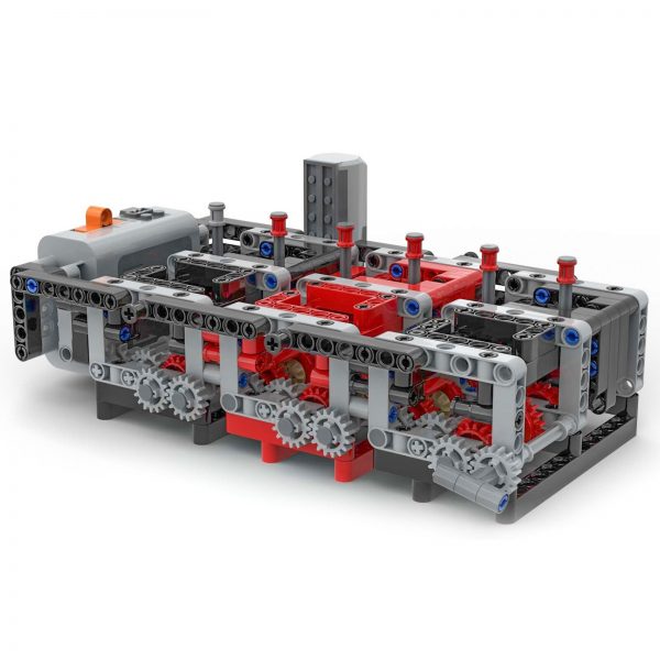 TECHNICIAN MOC 40533 63 Speed Gearbox Including Reverse by TechnicBrickPower MOCBRICKLAND 7