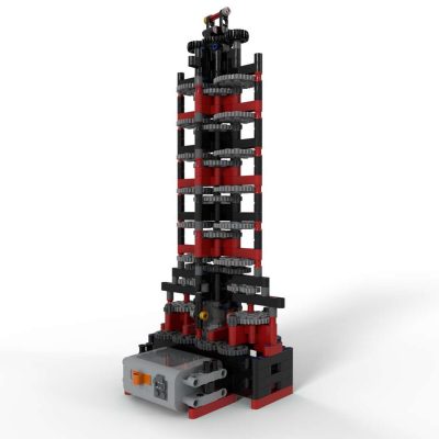 TECHNICIAN MOC 42806 Billion to One Gearing Tower by TechnicBrickPower MOCBRICKLAND 6