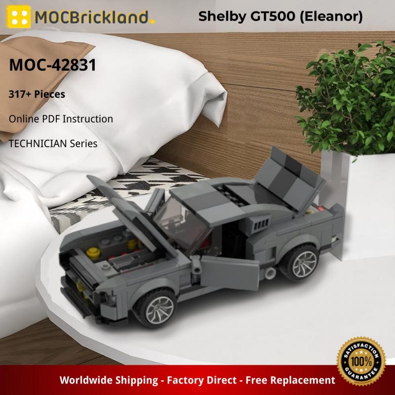 TECHNICIAN MOC 42831 Shelby GT500 Eleanor by legotuner33 MOCBRICKLAND 2 800x800 1