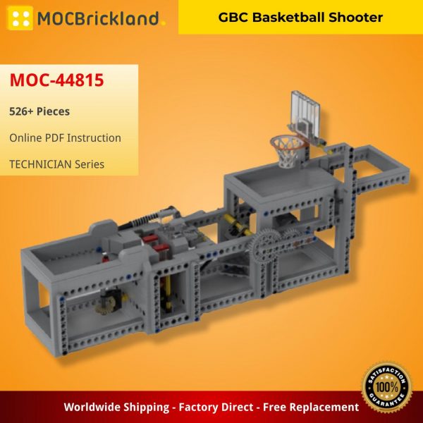 TECHNICIAN MOC 44815 GBC Basketball Shooter by Brickboytwo MOCBRICKLAND 2