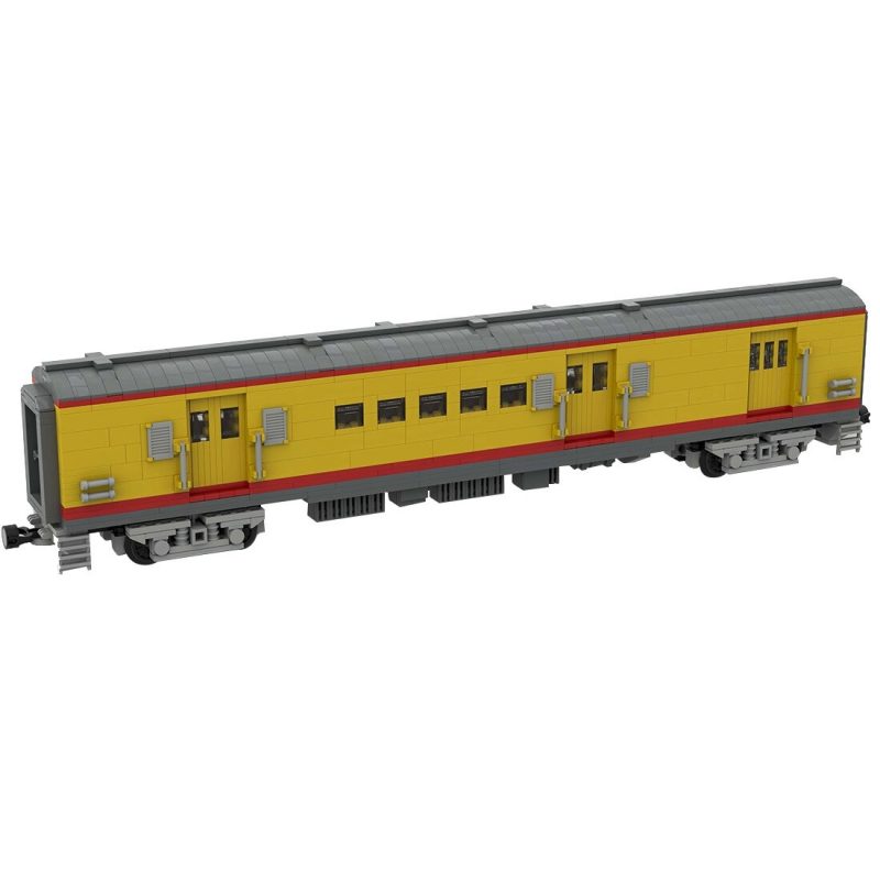 TECHNICIAN MOC 45185 Union Pacific RPO Coach by Barduck MOCBRICKLAND 1 800x800 1
