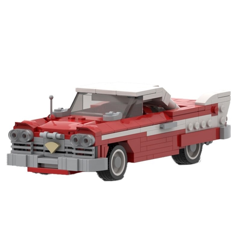 TECHNICIAN MOC 51000 Plymouth Fury 1958 Mini Christine by AngryBricksPL MOCBRICKLAND 4 1