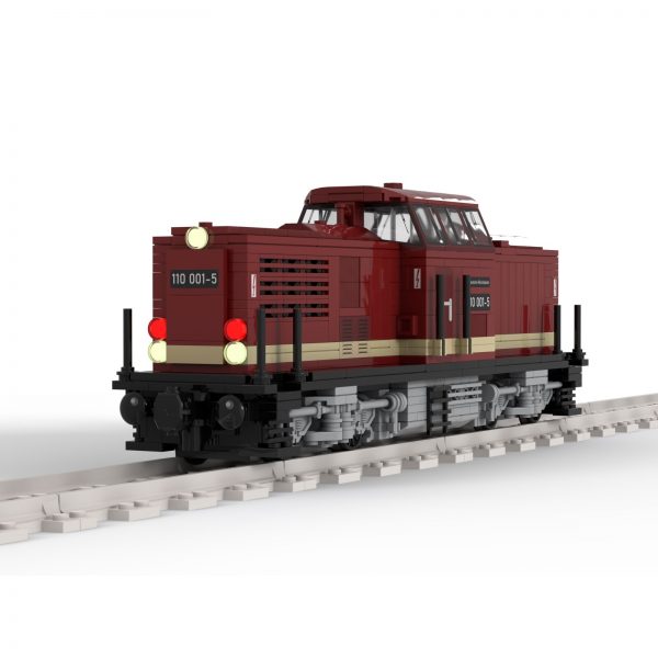 TECHNICIAN MOC 56807 BR 110 of the Deutsche Reichsbahn by langemat MOCBRICKLAND 5