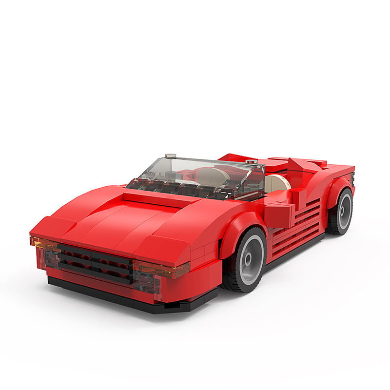 TECHNICIAN MOC 57875 Ferrari Testarossa by TLG MOCBRICKLAND 3 1