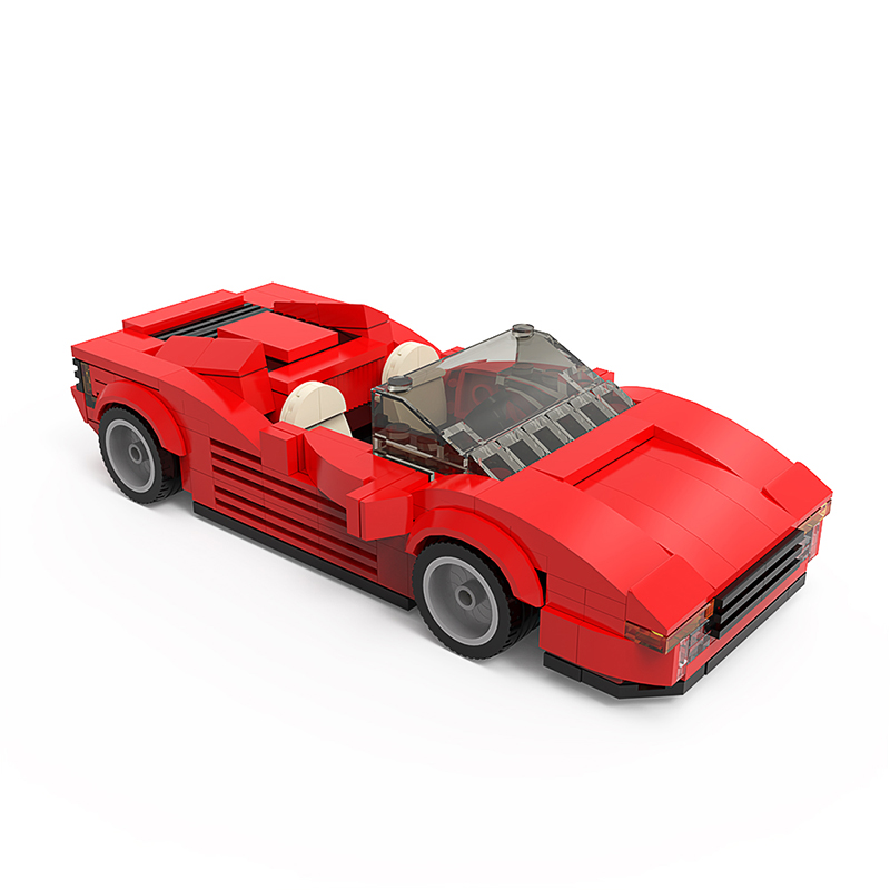 TECHNICIAN MOC 57875 Ferrari Testarossa by TLG MOCBRICKLAND 4 1