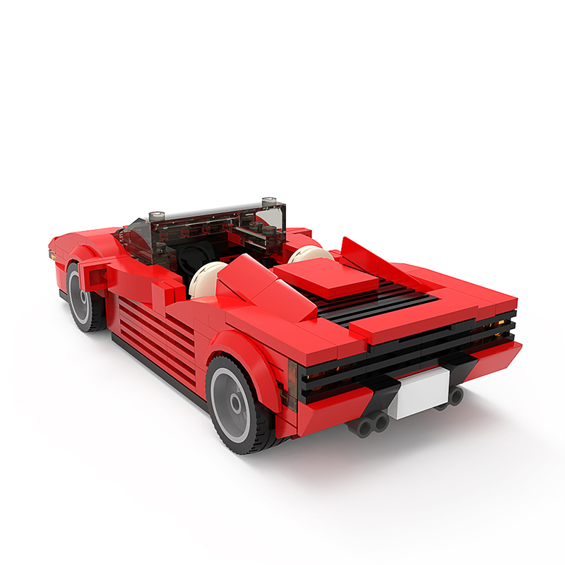 TECHNICIAN MOC 57875 Ferrari Testarossa by TLG MOCBRICKLAND 5 1