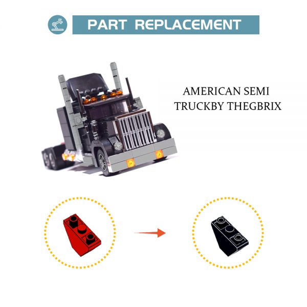 TECHNICIAN MOC 65389 American Semi Truck by thegbrix MOCBRICKLAND 2