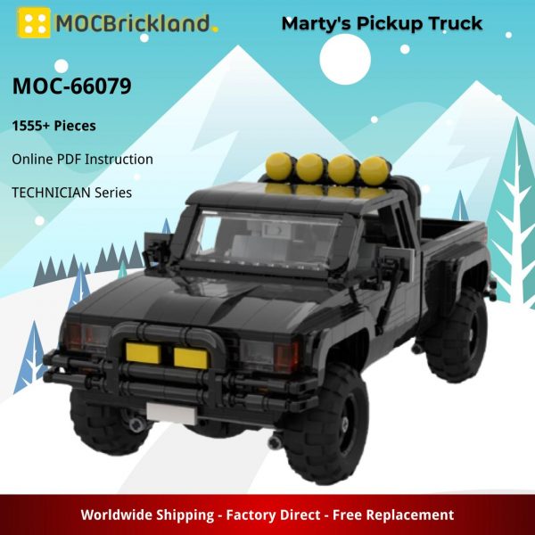 TECHNICIAN MOC 66079 Martys Pickup Truck MOCBRICKLAND 2