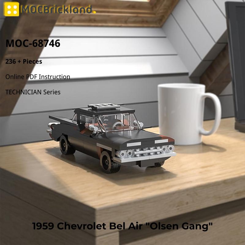 TECHNICIAN MOC 68746 1959 Chevrolet Bel Air Olsen Gang by brickhead 07 MOCBRICKLAND 800x800 1