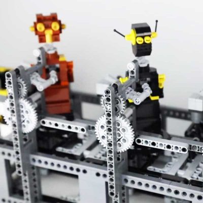 TECHNICIAN MOC 71402 Framed Robot Dreams by BrickPolis MOCBRICKLAND 5