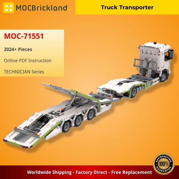 TECHNICIAN MOC 71551 Truck Transporter by Mcd technic MOCBRICKLAND