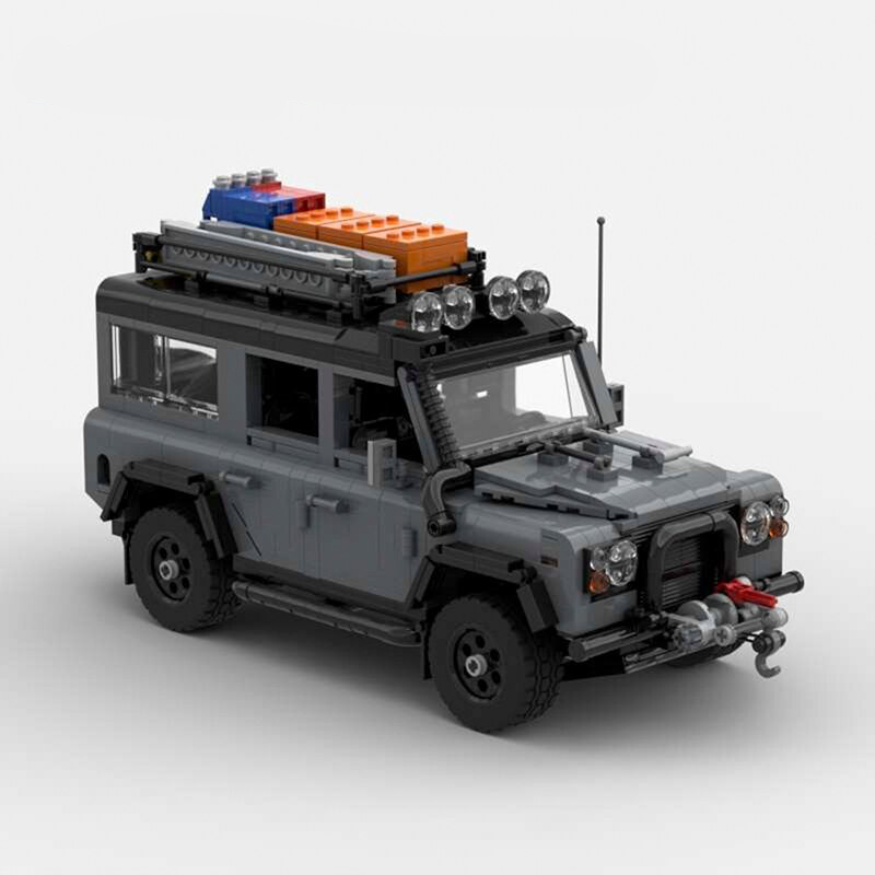TECHNICIAN MOC 73034 Land Rover Defender 110 Expedition by Tangram MOCBRICKLAND 2 1