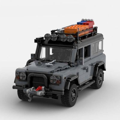 TECHNICIAN MOC 73034 Land Rover Defender 110 Expedition by Tangram MOCBRICKLAND 3