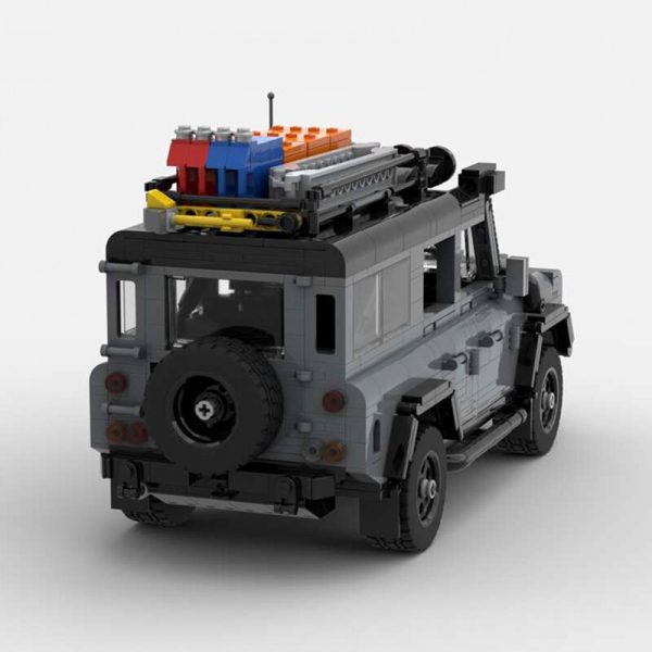 TECHNICIAN MOC 73034 Land Rover Defender 110 Expedition by Tangram MOCBRICKLAND 5