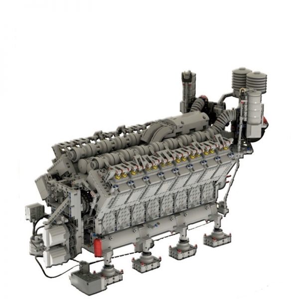 TECHNICIAN MOC 73232 V16 Diesel Engine by legolaus MOCBRICKLAND 5