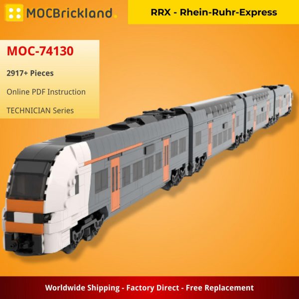 TECHNICIAN MOC 74130 RRX Rhein Ruhr Express by brickdesigned germany MOCBRICKLAND 2