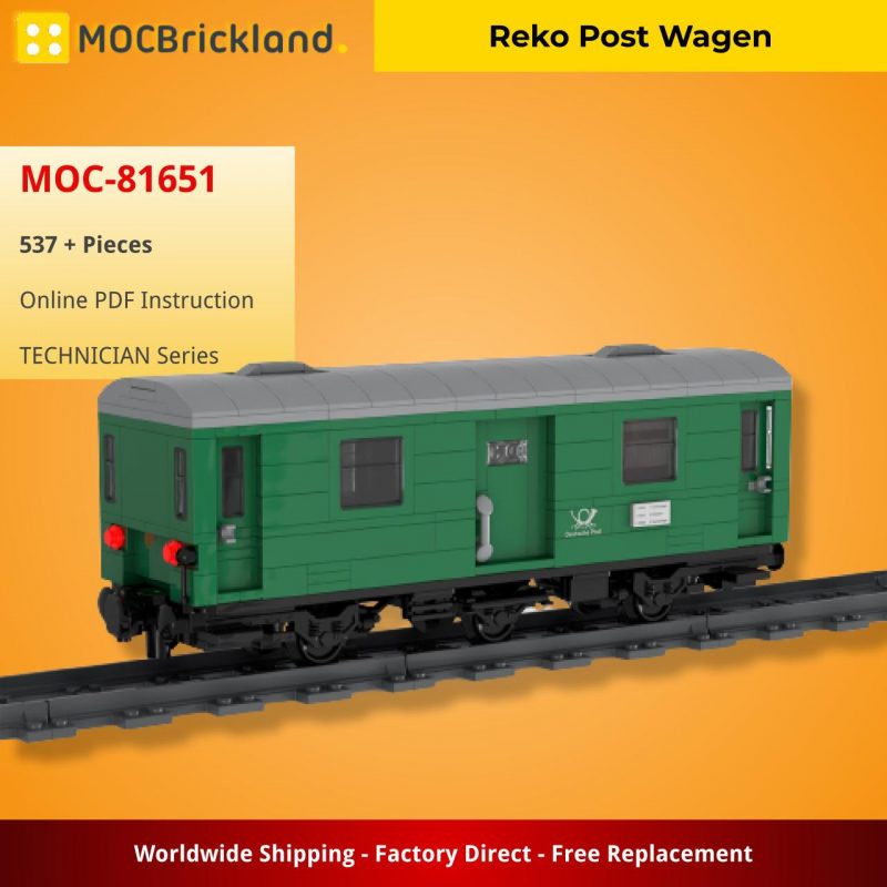 TECHNICIAN MOC 81651 Reko Post Wagen by langemat MOCBRICKLAND 2 800x800 1