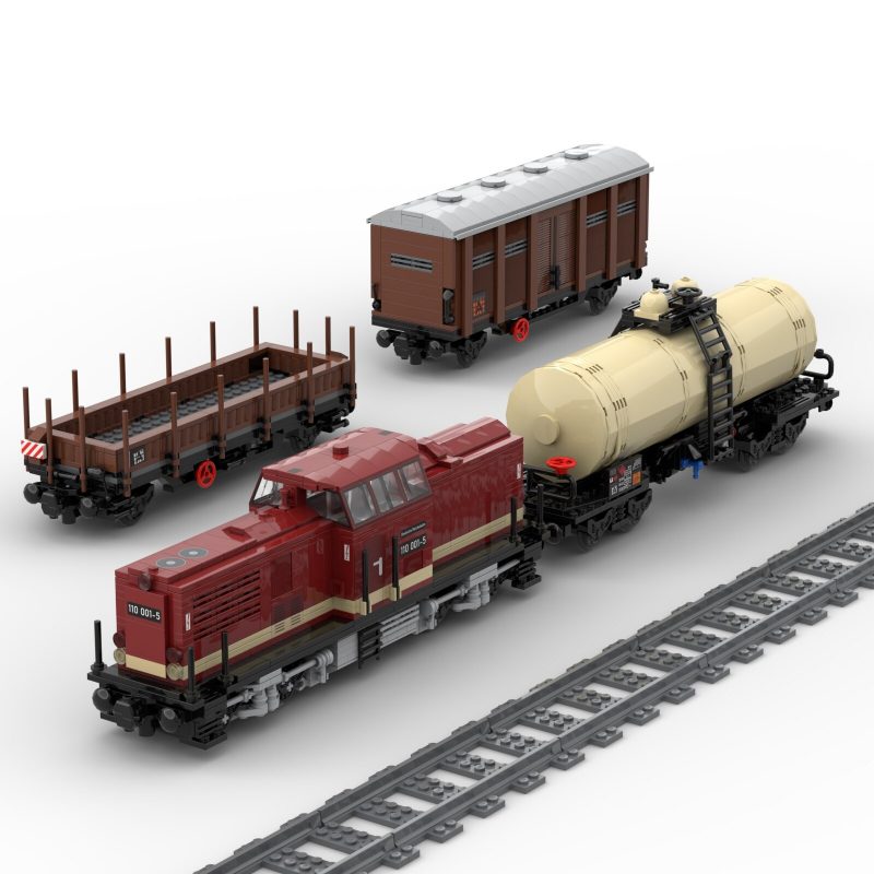 TECHNICIAN MOC 81729 MOCPACK BR110 Mixed Goods Train by langemat MOCBRICKLAND 4 800x800 1
