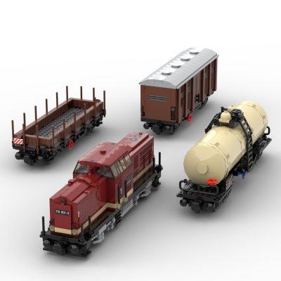TECHNICIAN MOC 81729 MOCPACK BR110 Mixed Goods Train by langemat MOCBRICKLAND 5