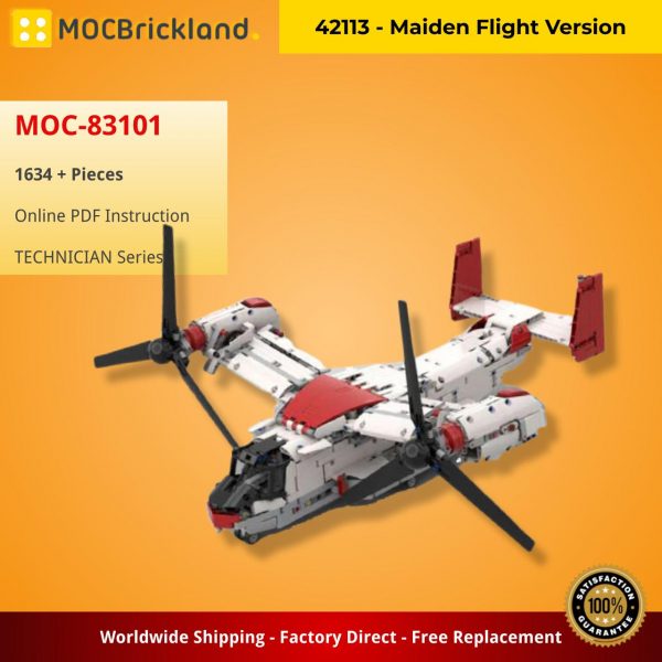TECHNICIAN MOC 83101 42113 Maiden Flight Version by nguyengiangoc MOCBRICKLAND 2