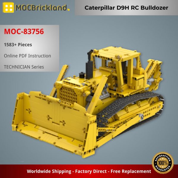 TECHNICIAN MOC 83756 Caterpillar D9H RC Bulldozer by Mani91 MOCBRICKLAND 2