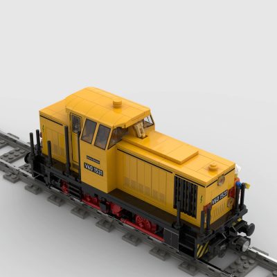 TECHNICIAN MOC 87360 Shunter Engine V60 of the Deutsche Reichsbahn by langemat MOCBRICKLAND 3