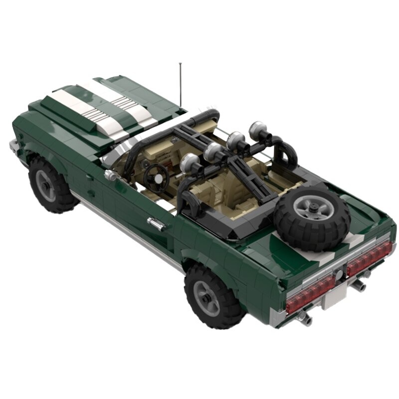 TECHNICIAN MOC 89754 Ford Mustang Off road MOCBRICKLAND 4 1