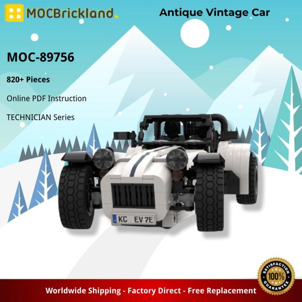 TECHNICIAN MOC 89756 Antique Vintage Car MOCBRICKLAND 7