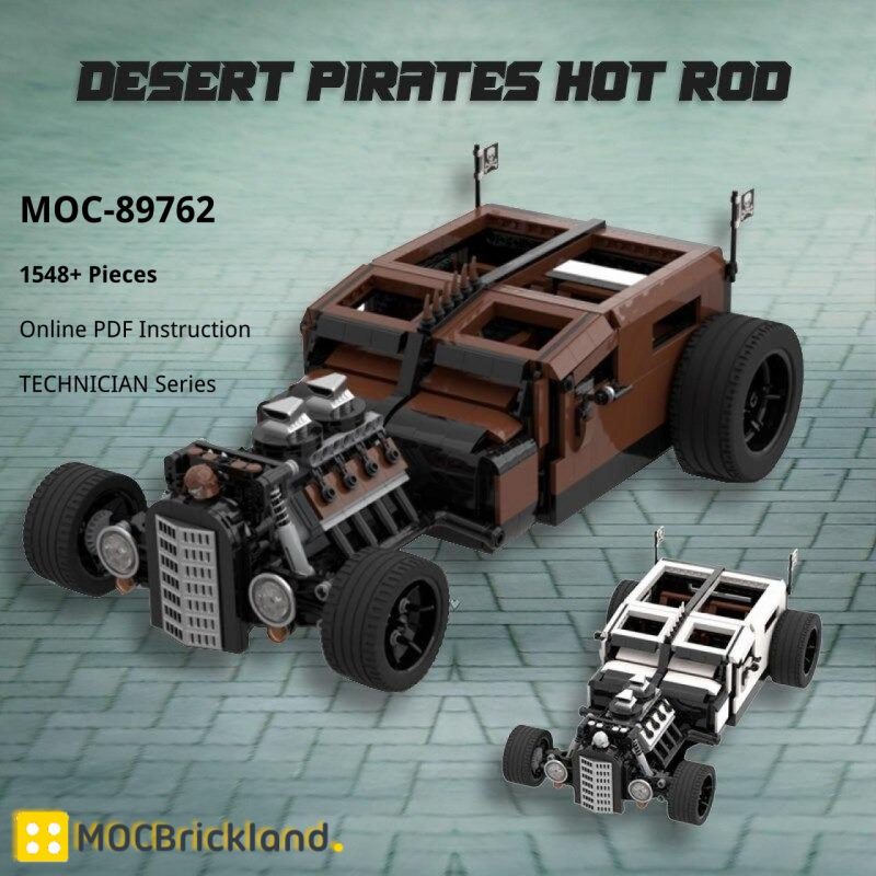 TECHNICIAN MOC 89762 Desert Pirates Hot Rod MOCBRICKLAND 3 800x800 1