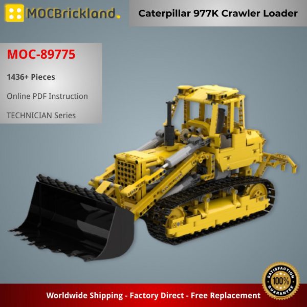 TECHNICIAN MOC 89775 Caterpillar 977K Crawler Loader by Mani91 MOCBRICKLAND 5