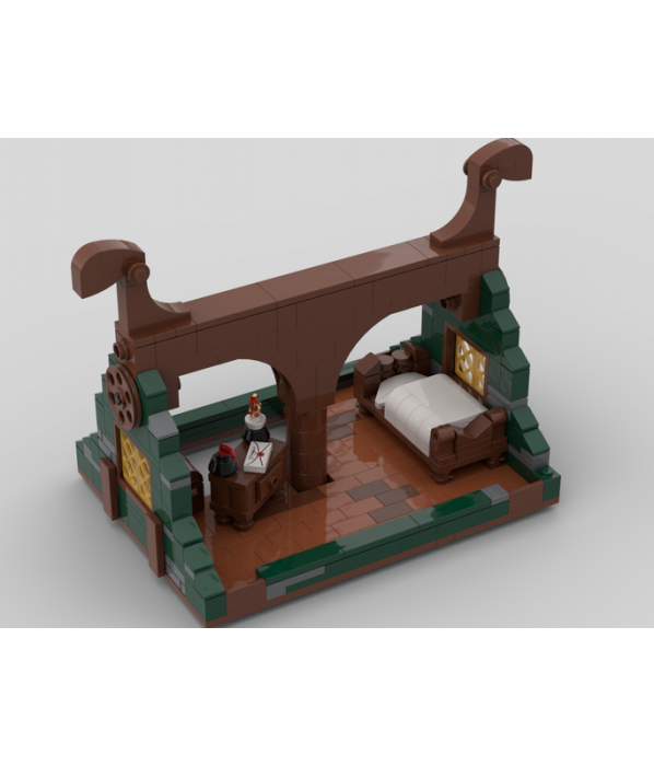 CASTLE MOC-66633 Medieval Merchant Store by medievalbricker MOCBRICKLAND