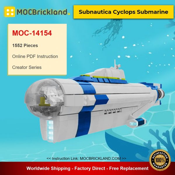 creator moc 14154 subnautica cyclops submarine by tommystyrvoky mocbrickland 1834
