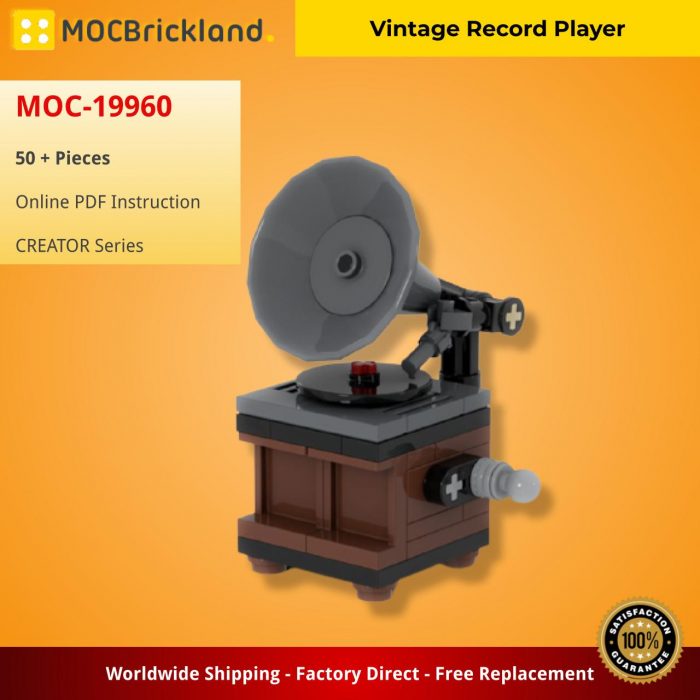 CREATOR MOC-19960 Vintage Record Player MOCBRICKLAND