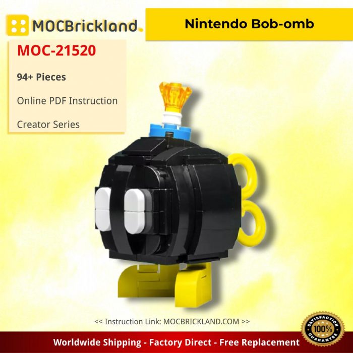 Creator MOC-21520 Nintendo Bob-omb by buildbetterbricks MOCBRICKLAND