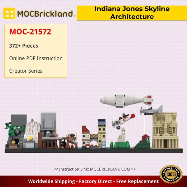 creator moc 21572 indiana jones skyline architecture by momatteo79 mocbrickland 4697