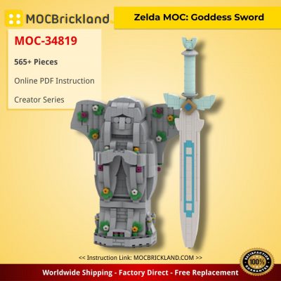 creator moc 34819 zelda moc goddess sword by skywardbrick mocbrickland 2677
