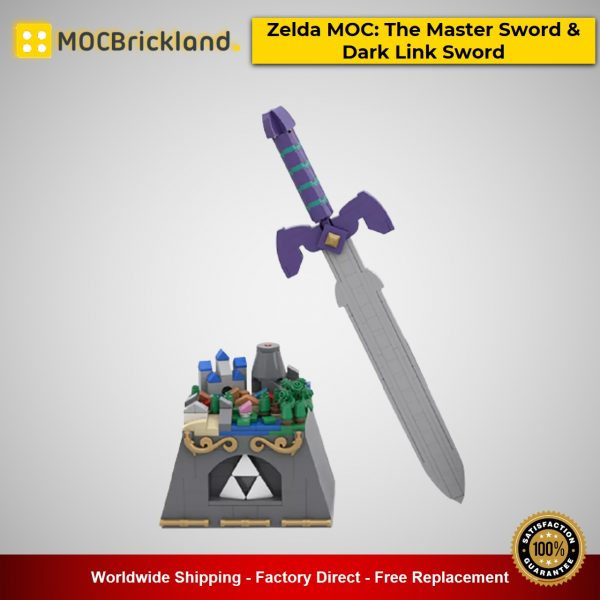 creator moc 36344 zelda moc the master sword amp dark link sword by skywardbrick mocbrickland 4460