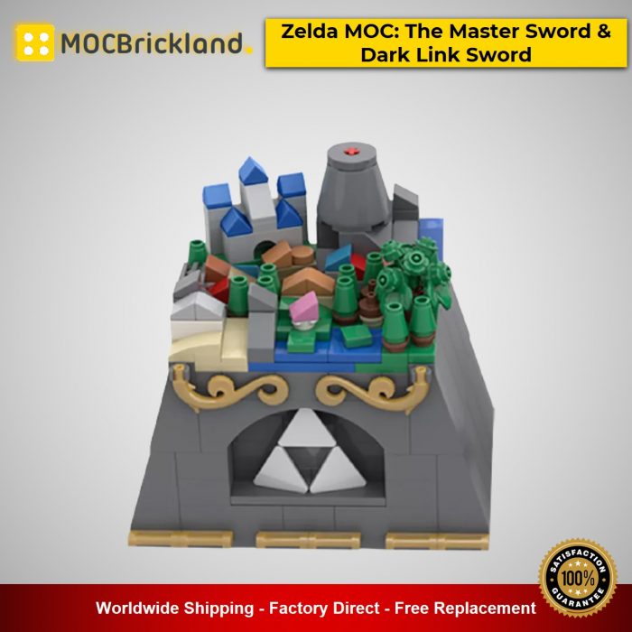 Creator MOC-36344 Zelda MOC: The Master Sword and Dark Link Sword by SkywardBrick MOCBRICKLAND