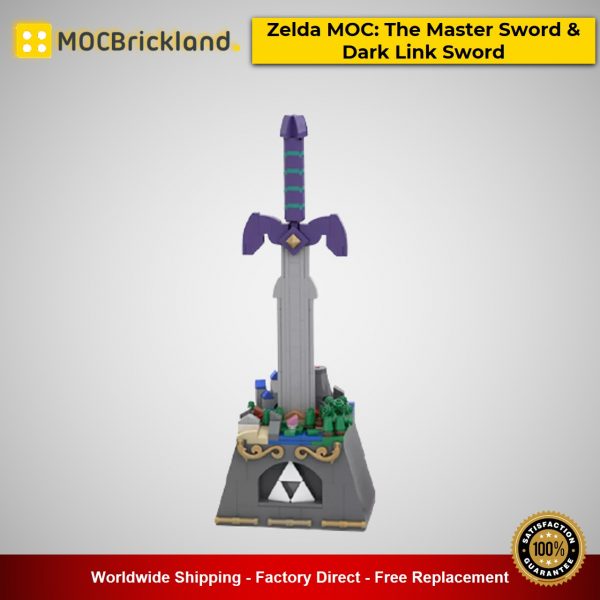creator moc 36344 zelda moc the master sword amp dark link sword by skywardbrick mocbrickland 8305