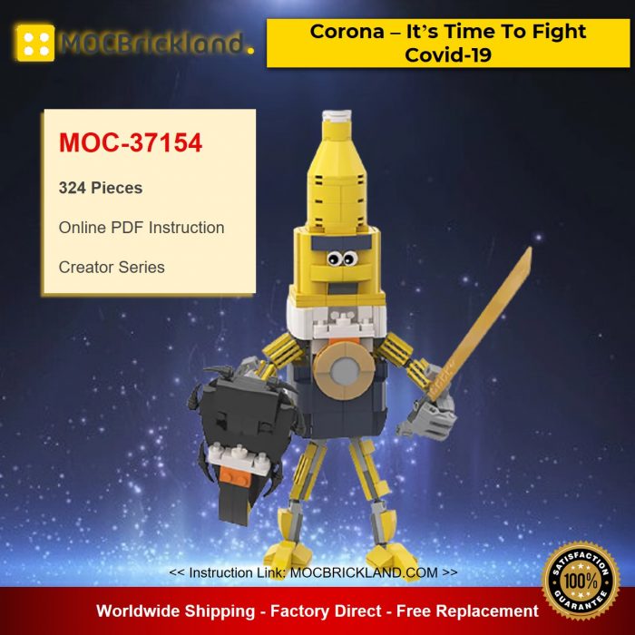 Creator MOC-37154 Corona – It’s Time To Fight Covid-19 by gabizon MOCBRICKLAND