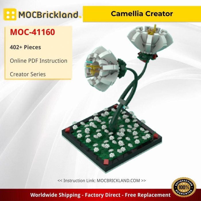 Creator MOC-41160 Camellia Creator by Neon5 MOCBRICKLAND