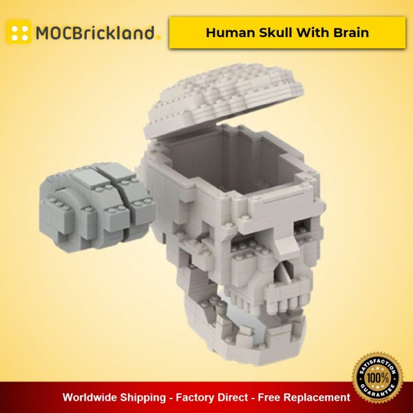 creator moc 41161 human skull with brain by mykidisanalien mocbrickland 5521