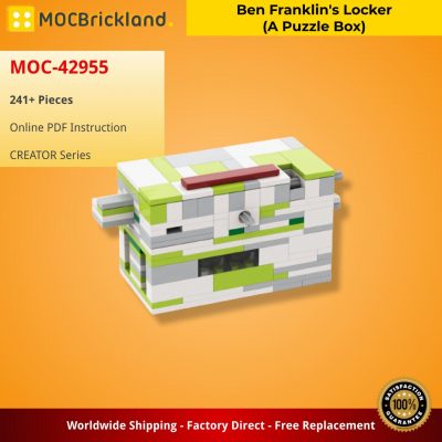 creator moc 42955 ben franklins locker a puzzle box by cheat3 puzzles mocbrickland 1270