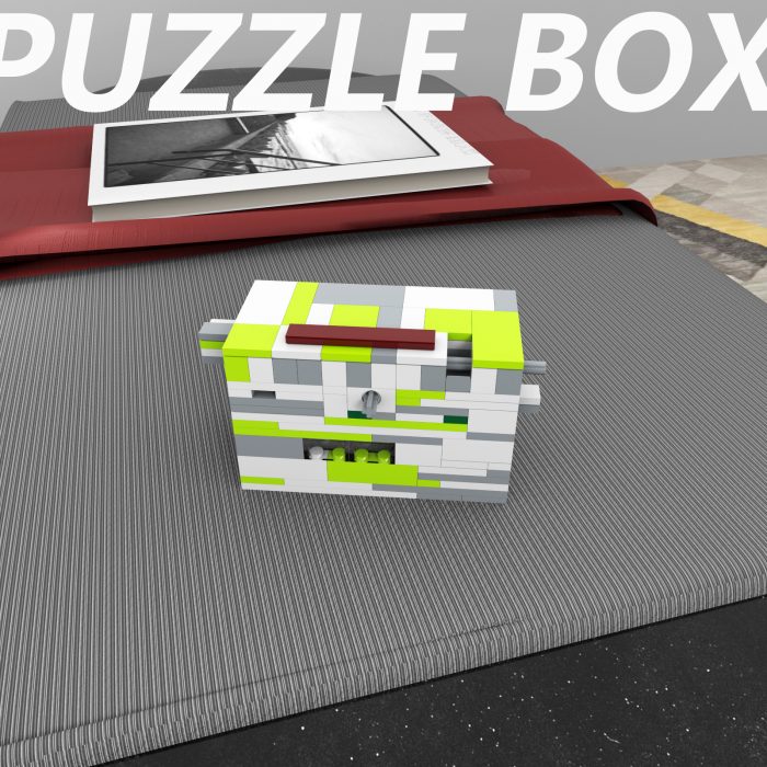 CREATOR MOC-42955 Ben Franklin's Locker (A Puzzle Box) by Cheat3 Puzzles MOCBRICKLAND