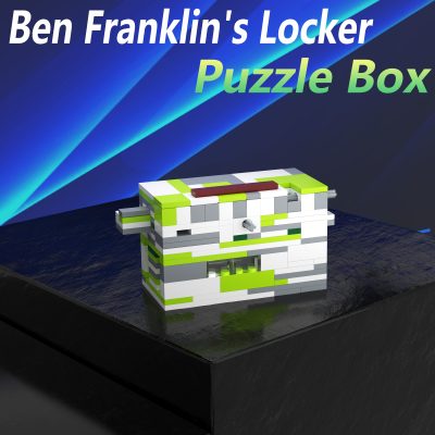 creator moc 42955 ben franklins locker a puzzle box by cheat3 puzzles mocbrickland 4874