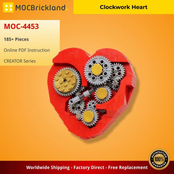 creator moc 4453 clockwork heart mocbrickland 6026