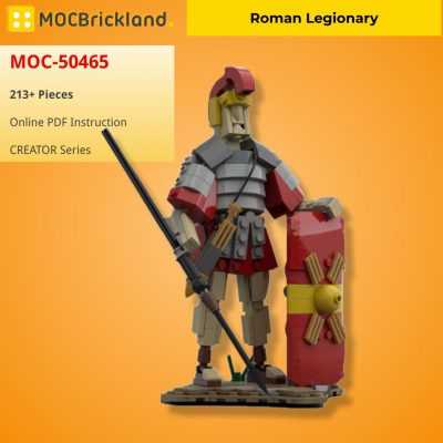 creator moc 50465 roman legionary mocbrickland 1342