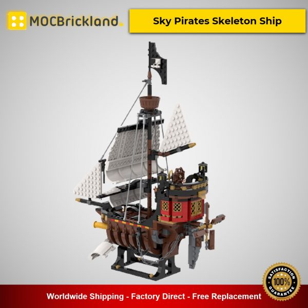 creator moc 53448 31109 sky pirates skeleton ship by madmocs mocbrickland 1017